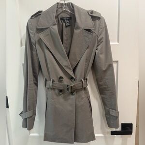 Etcetera Gray Trench Coat